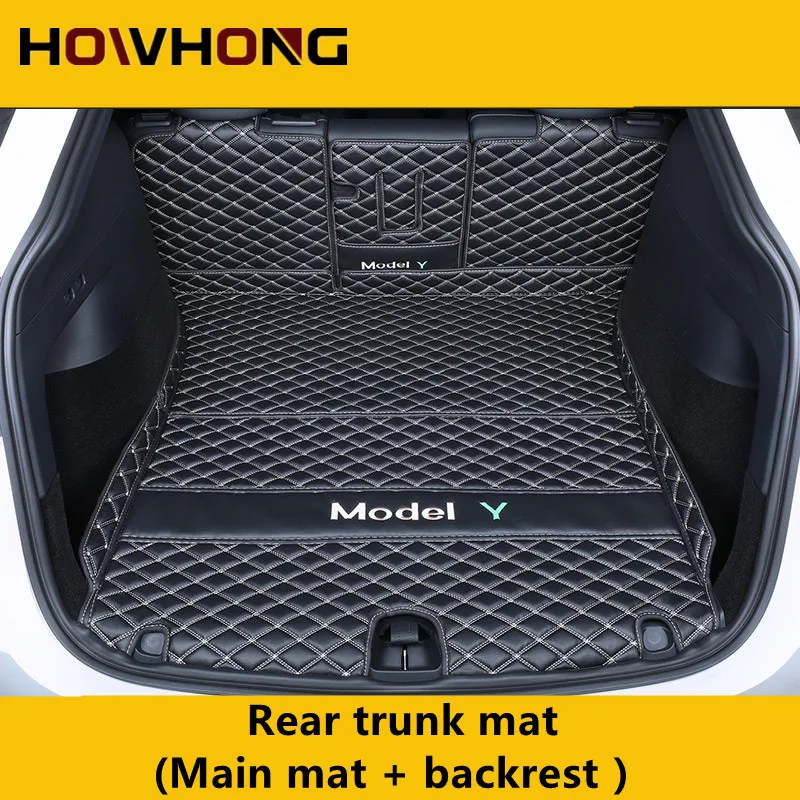 YOTONWAN – tapis de coffre de voiture en cuir, couverture complète, sur  mesure, pour toutes les Tesla