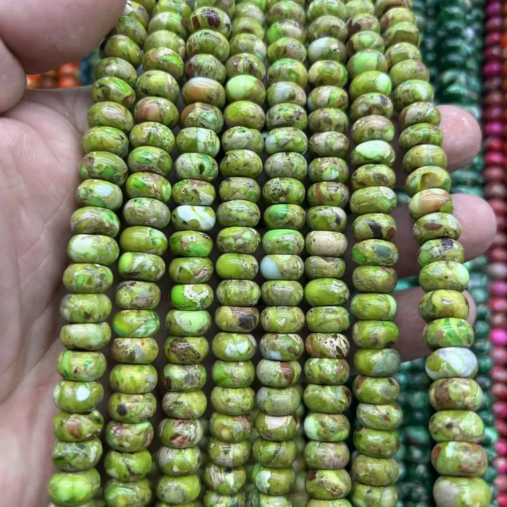 Natural Emperor Stone Beads for Jewelry Making Charms 6x10mm DIY Necklace Accessories Positioning Beads Semi-finished Product