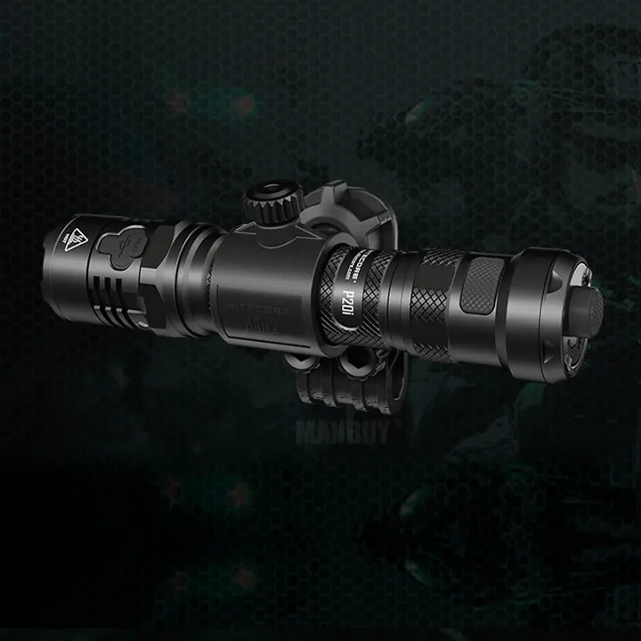 NITECORE HRM2 Helmet Mount Tactical Firefighting Accessorie for The Body of 25.4mm Flashlight P20 P10 NEW P12 MH12 Plastic Black