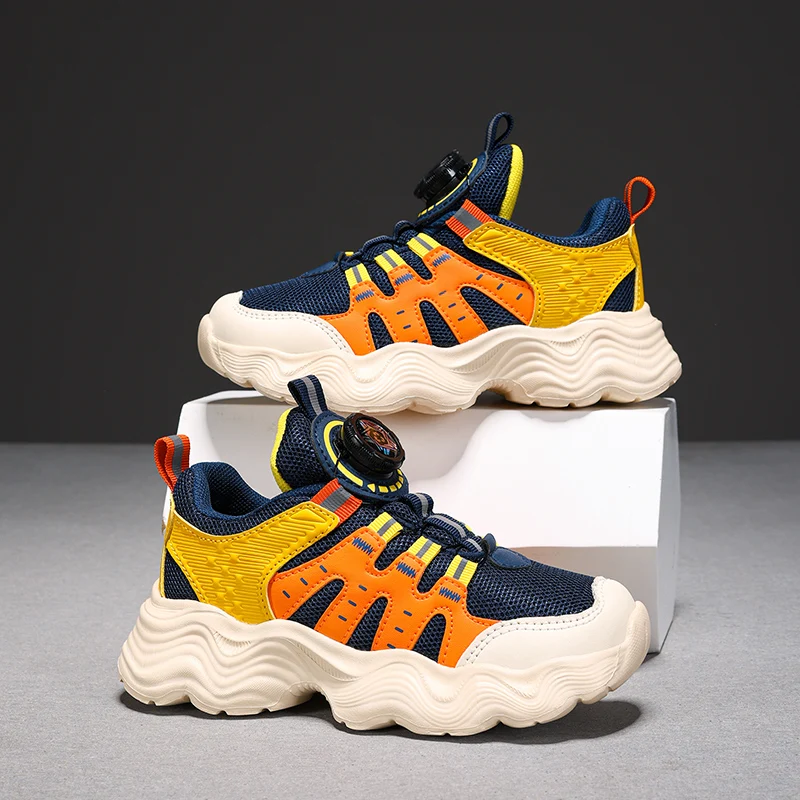Children Shoes Boy Sneaker Non-slip School Sports Casual Soft Sole 4 To 12 Years