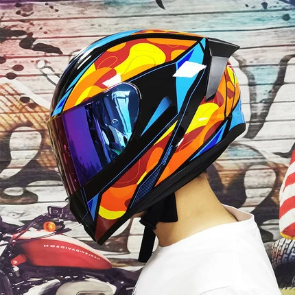 Casco de motocross para hombre, capacete para motocicleta, todoterreno,  aprobado por DOT - AliExpress