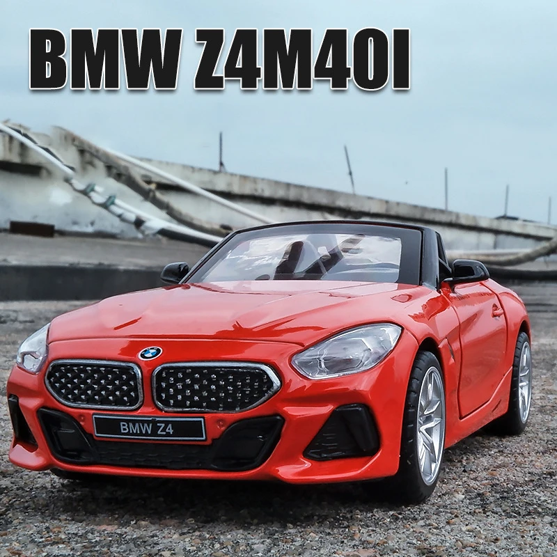 1:32 Bmw Z4 M40I Versione Sportiva Free Wheeling High Light Sport Racing Car Model Toy Diecast Metal Alloy Miniature Replica F100