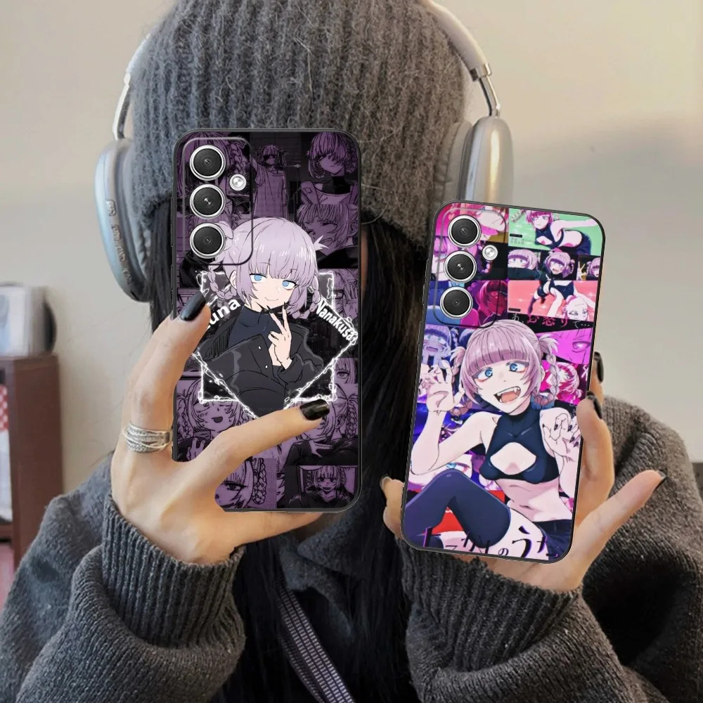 Nanakusa Nazuna Mobile Cell Phone Case For Samsung Galaxy S24 S23 S22 S21 S20 S10 S9 Plus Fe Ultra Lite Black Phone Cover Funda