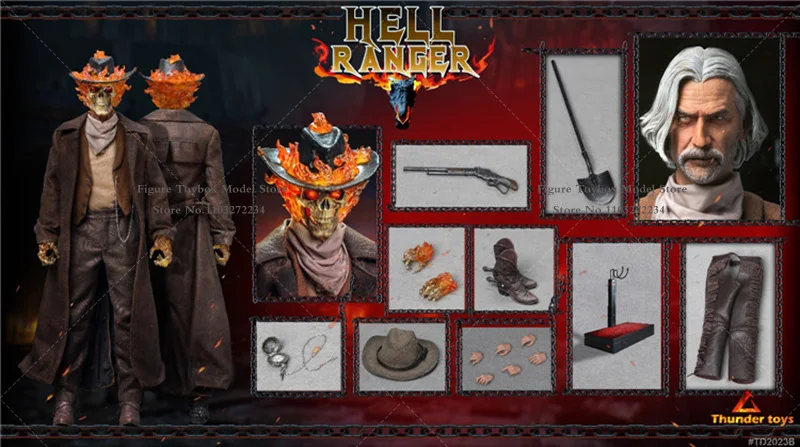Limited Stock Thunder Toys TD2023 1/6 Hell Ranger Mini