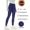 MXLLINA Winter Plush Horse Riding Pants Women Warm Thickening Equestrian Breeches Non-Slip Silicone Horseback Riding Leggings 2