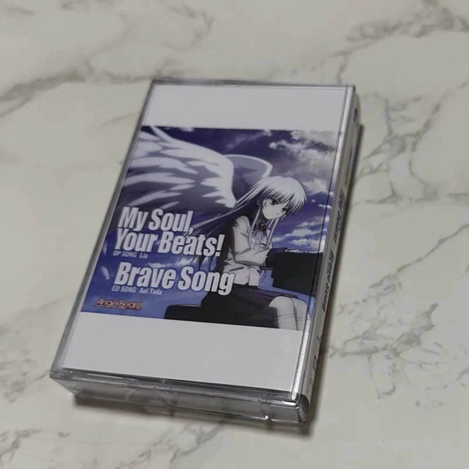 Rare Sealed Angel Beats! Soundtrack Audio Cassette Tape Retro Analog Sound Collectible for Fans Home Decor 2