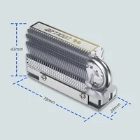 HR-09 M. 2 2280 SSD Heat Sink Fully Electroplated Reflow Welding AGHP HeatPipe M.2 Solid State Drive Radiator SSD Cooler - Image 6