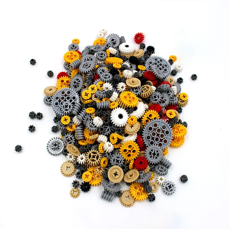 Techncial Gears Parts 65413 65414 69761 69762 42529 87407 94925 3647 10928 4019 4716 6573 fit MOC Building Blocks Car Bricks Toy