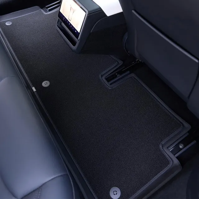 Double-Layer Floor Mats for Tesla Y/3 4
