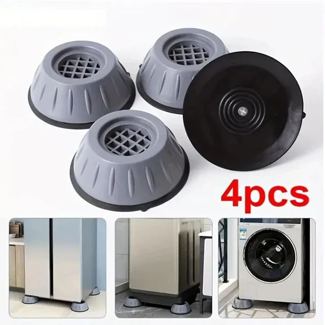 Shock and Noise Cancelling Washing Machine Support, Anti Slip Rubber Anti-Walk Dryer Washer Feet Pads,Washing Machine Stabilizer 1 Shock and Noise Cancelling Washing Machine Support, Anti Slip Rubber Anti-Walk Dryer Washer Feet Pads,Washing Machine Stabilizer 1