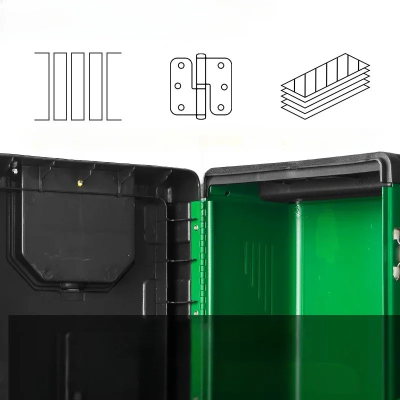Organizer Tool Box Complete Tool Storage Box Hard Plastic Waterproof Case Professional Electricians Parts Garage Accessories 4