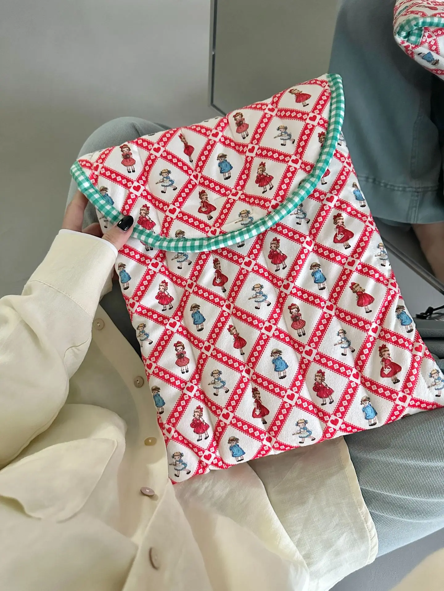 Korean version Laptop Sleeve For Ipad9.7-11 Macbook Air Pro 13.3 14 15 Dell Samsung LG 15.6 16 Inch Tablet Notebook Pouch