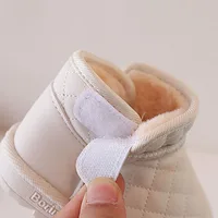 Baby Girls Snow Boots Autumn Winter Children Warm Outdoor Cotton Shoes Waterproof Windproof Anti-Slippery Plush Kid Casual Boots 5