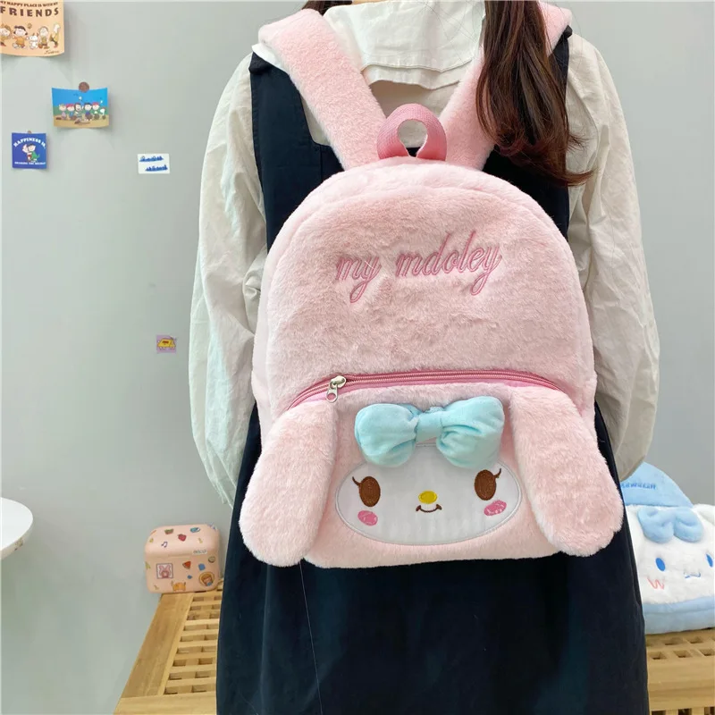 

Hello kitty cute niche backpack, versatile school bag for school girls, cartoon casual sweet girl backpack, mini backpack