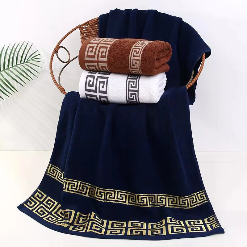 70x140cm Cotton Bathroom Big Towel Cover Oversized Embroidered Luxury Shower Towel Cover Gift Towels cotton towel bath towels