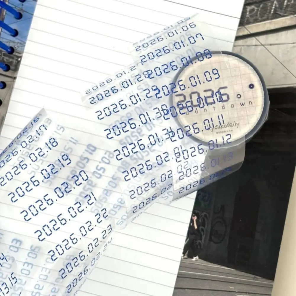 Enhanced Product Title:  
2026 Date Adhesive Washi Tape for Planners and Journals