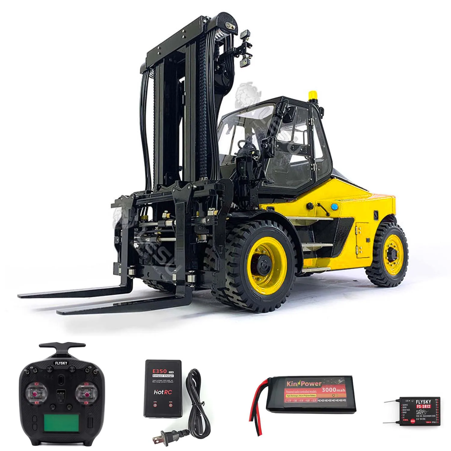 

1/14 LESU RC Hydraulic Forklift Aoue-LD160S for Painted Assembled Remote Control Model Trucks THZH1465