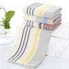 Thickened 100% Cotton Bath Towel Premium Striped Waffle Towel Adult Kids Home Absorbent Soft Towel 4