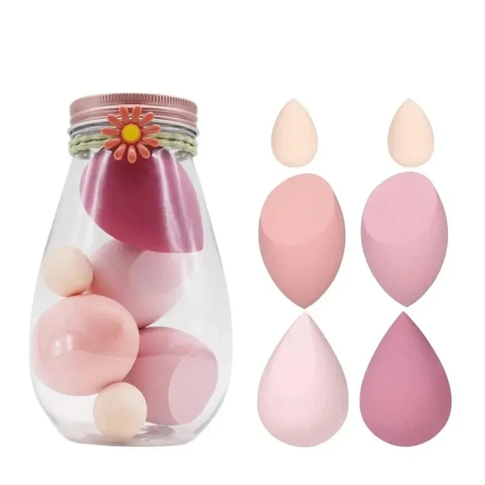 Makeup egg Dry wet dual use Water droplets Diagonal cut Independent packaging No powder Powder puff