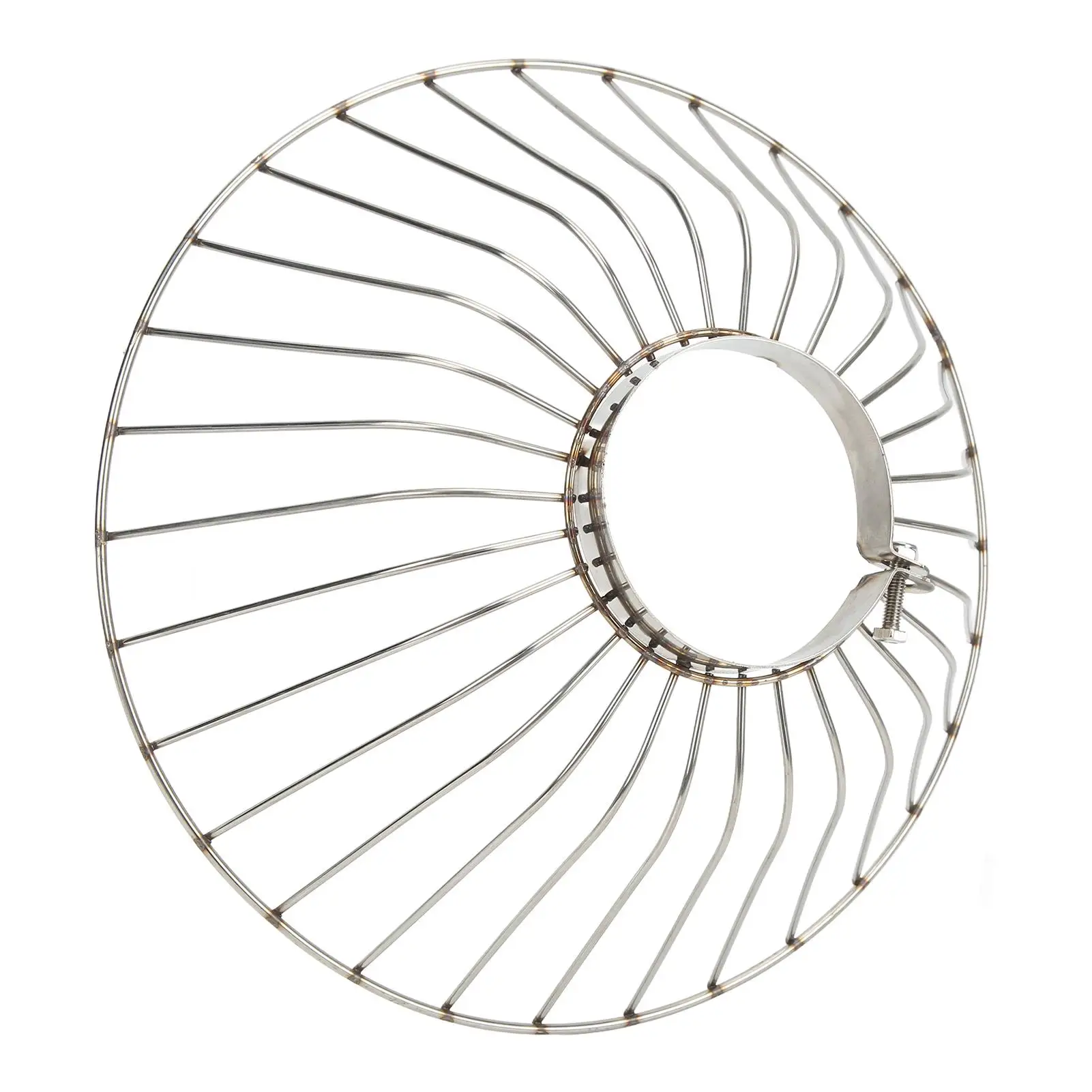 Outboard Propeller Net Cover Anticollision Antiwind for marine Propeller Protector Stainless Steel for 12v DC Towing Motor