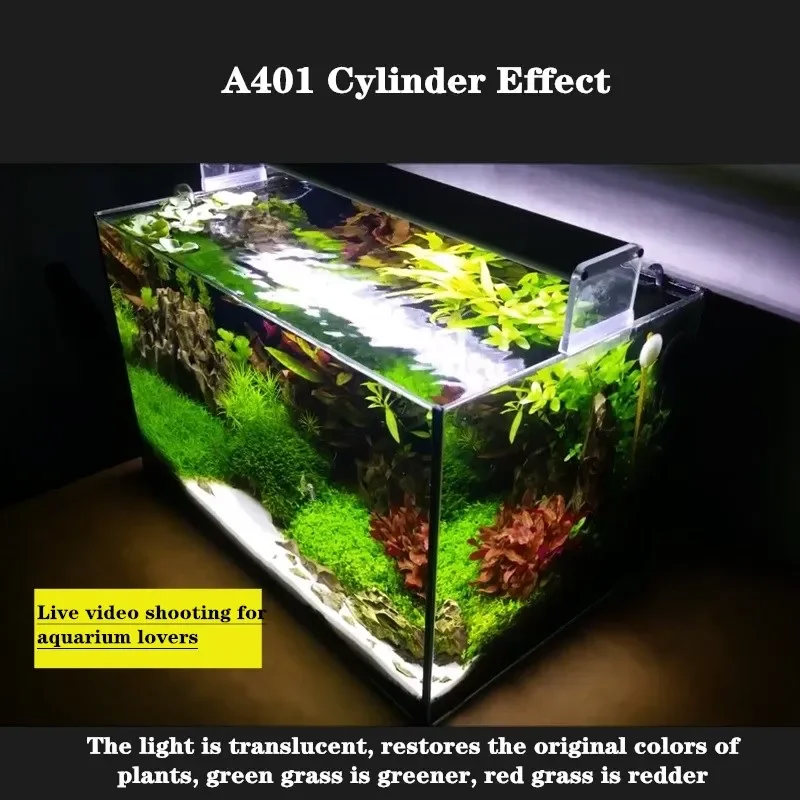 Aquarium LED Lighting Aquatic Plant Growth Cover Light with Dimming Controller Fish Tank Light
