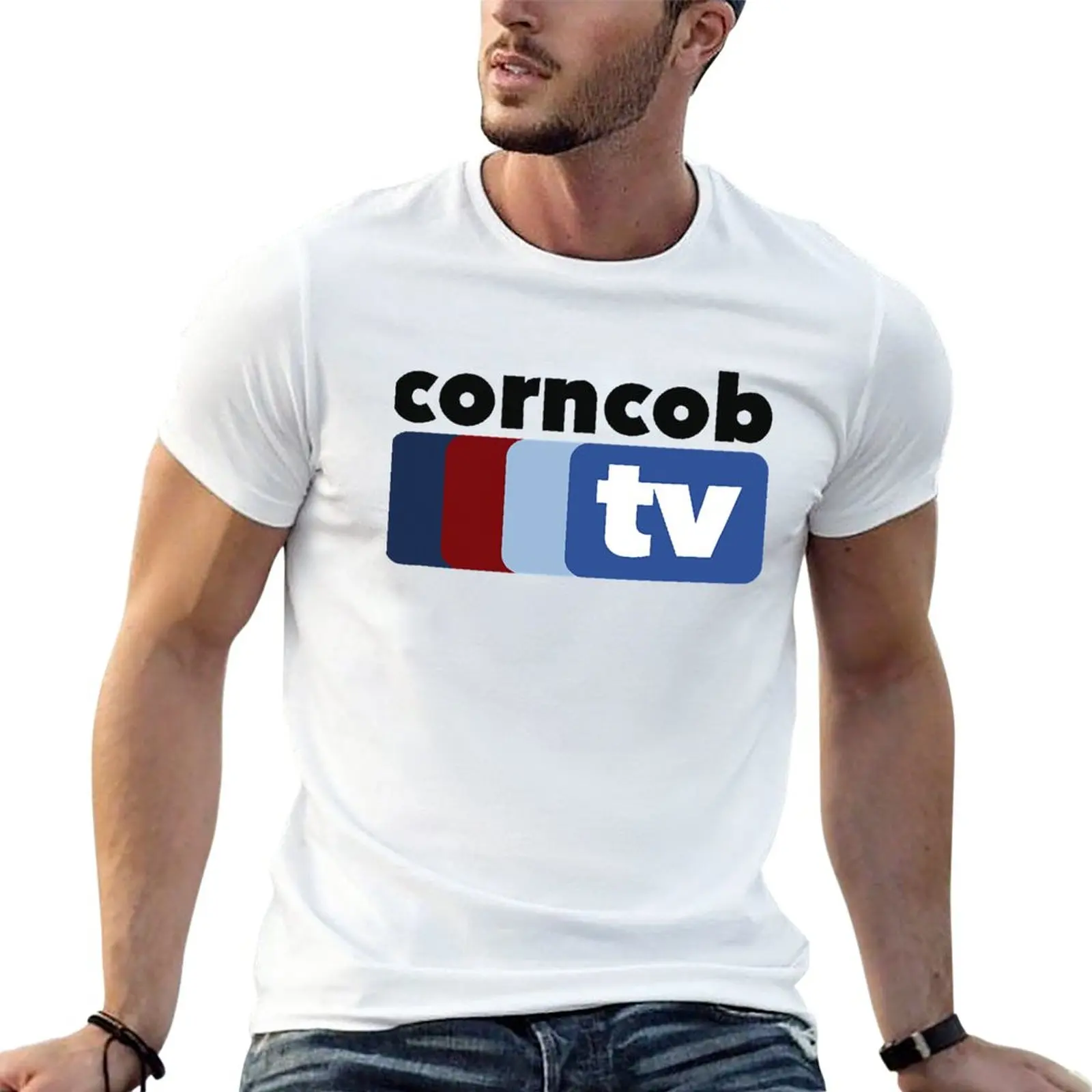 

Corncob TV T-Shirt Blouse vintage clothes tops sweat shirt workout shirts for men