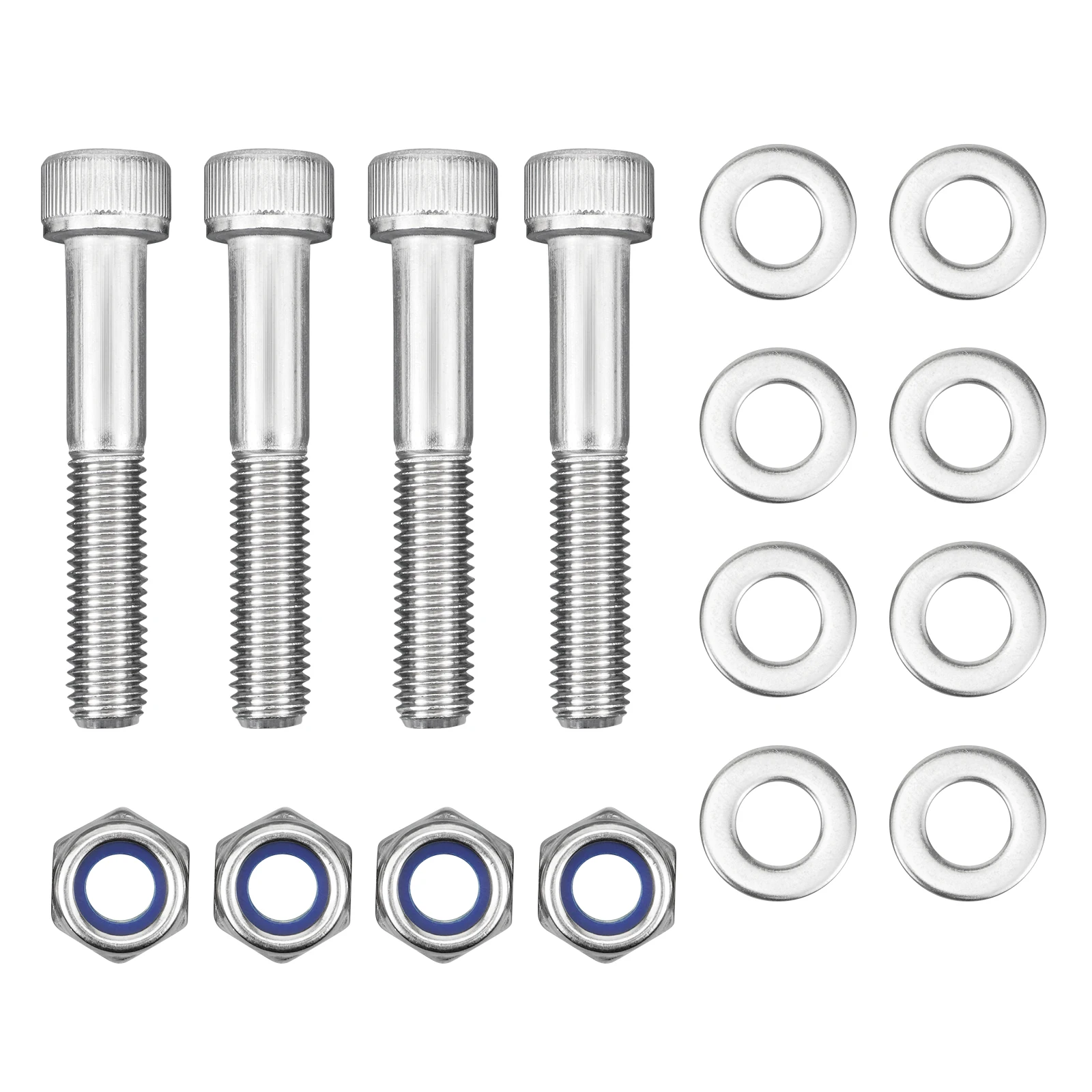 ATV Front Shock Bolts Screws For Yamaha Banshee 350 YFZ350 1987-1998 200-2006 YFZ350SE YFZ350SP 304 Stainless Steel Accessories front brake caliper bolts set washers for yamaha banshee 350 yfz 350 350se 350sp 1987 2006 304 stainless steel atv