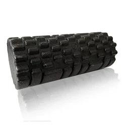 High-Density Foam Roller for Muscle Therapy and Yoga Exercises (Black)