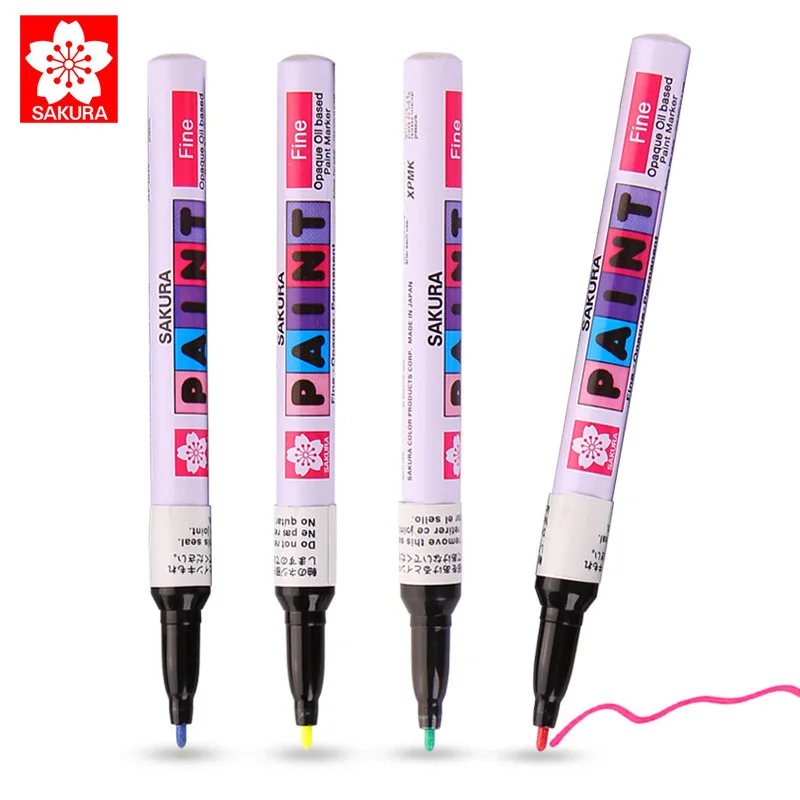 

Japanese Cherry Blossom Paint Pen Waterproof Marker Art Highlight Painting Signature Touch Up Paint Pen Hand-painted Graffiti