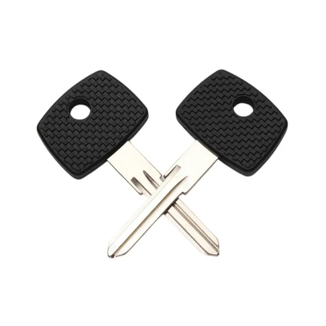 พวงกุญแจ 10 ชิ้น/ล็อต Transponder Key อะไหล่ Key Uncut ประตู Blank Chip Head Key สําหรับ Benz G รถบรรทุกเปลี่ยนใบมีด 4