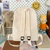 Sanrio Hello Kitty Colorful Graffiti Canvas Bag Cute Girl Versatile High-capacity Backpack Japanese Harajuku Trend Shoulders Bag 6