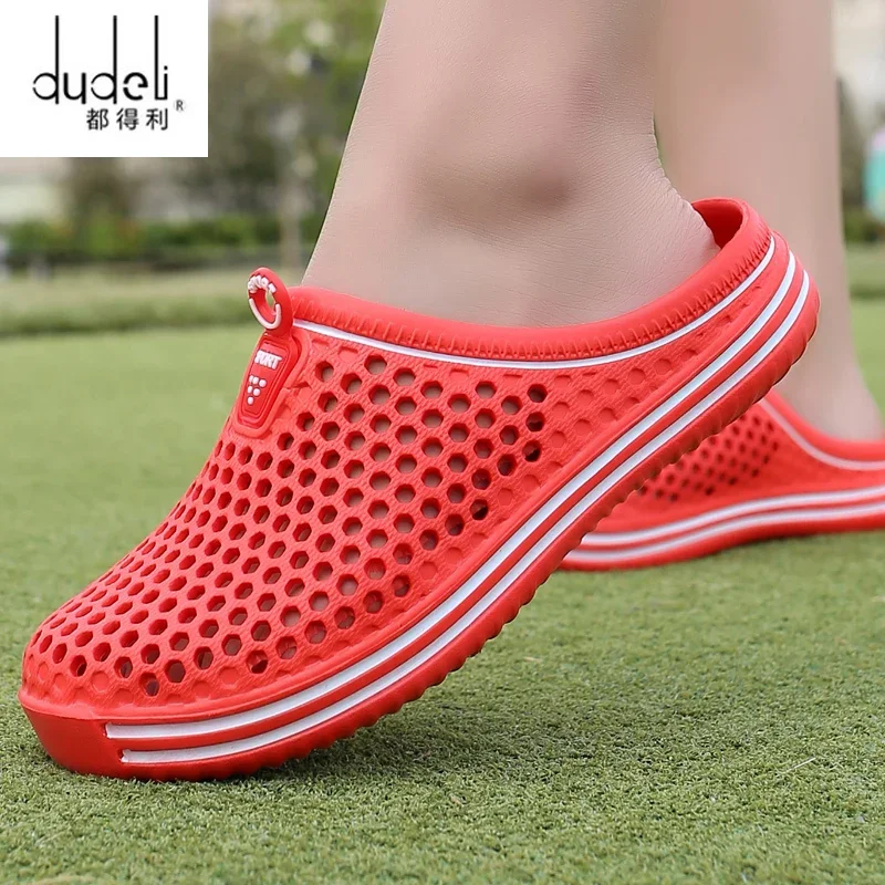 Men Slippers Couples Garden Clog Women Water Proof Chef Shoe