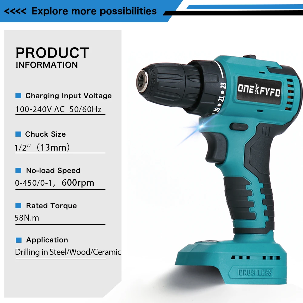   귯ø Ʈ 帱 ظ 帱 ũ ̹ DIY   Rechargable Ŀ 帱 Makita 18V ͸