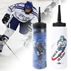 Free 1000ML Ice Hockey Water Bottle Portable Large Capacity Football Lacrosse Bottle Classic Extended Tip Design Sports Gear 1
