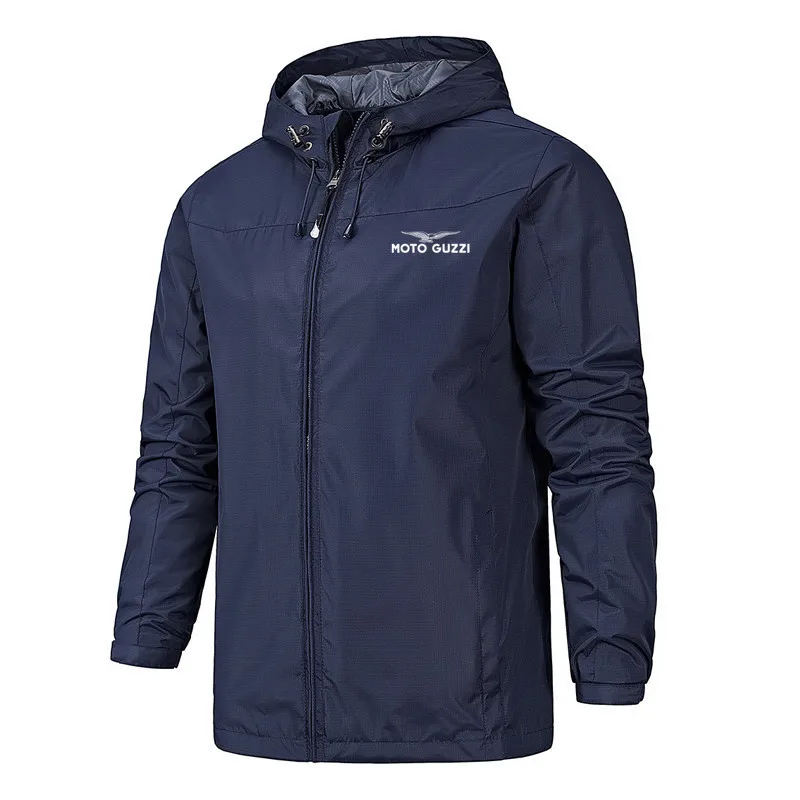 Brand MOTO GUZZI Jackets Men Clothing Fashion Casual Outdoor Waterproof Men's Jackets Top Male Plus Size Motorcycle Hooded Coat 3