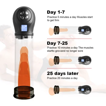 Penise Enlargement Electric Extender Penis Pump for Men Sex Toys Penis Enlarger Pump Vacuum Pennis Enhancer Cock Penile Extender 3