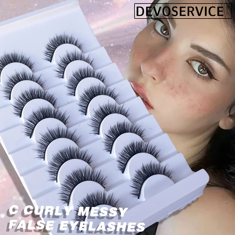 

New 3D Mink Lashes Makeup 8 Pairs Fluffy Thick Short Eyelashes Maquillaje False Eyelashes 6D Fake Lashes Faux Cils Wholesale