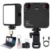 LED Clip Video Light Portable Photography On-Camera 3000K-6000K Bi-Color Lighting Cold Shoe For DSLR Camera Camcorder Gopro Vlog 1