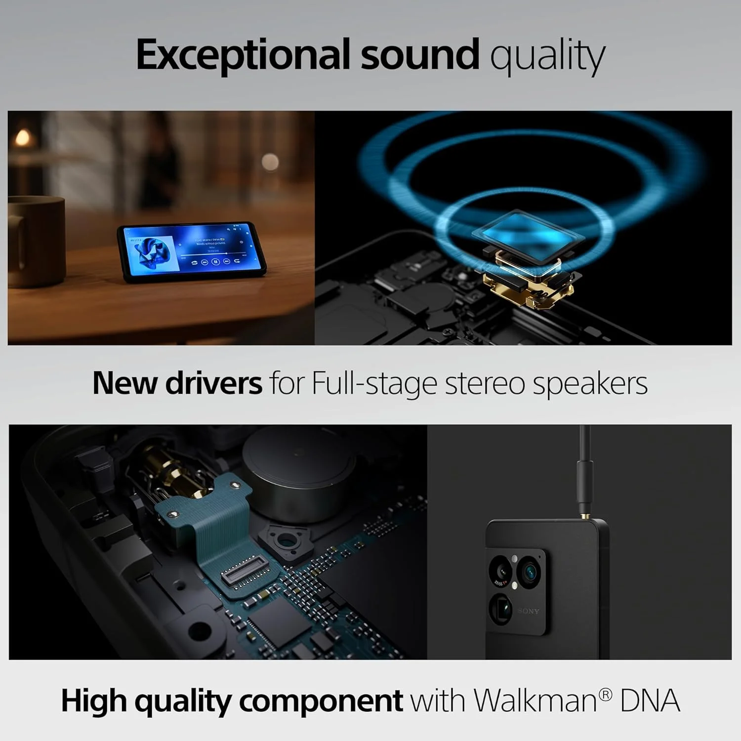 Téléphone débloqué Sony Xperia 1 VIII Global 5G, écran OLED 6,5 pouces 120 Hz, Snapdragon 8 Elite, triple caméra ZEISS, NFC, Android