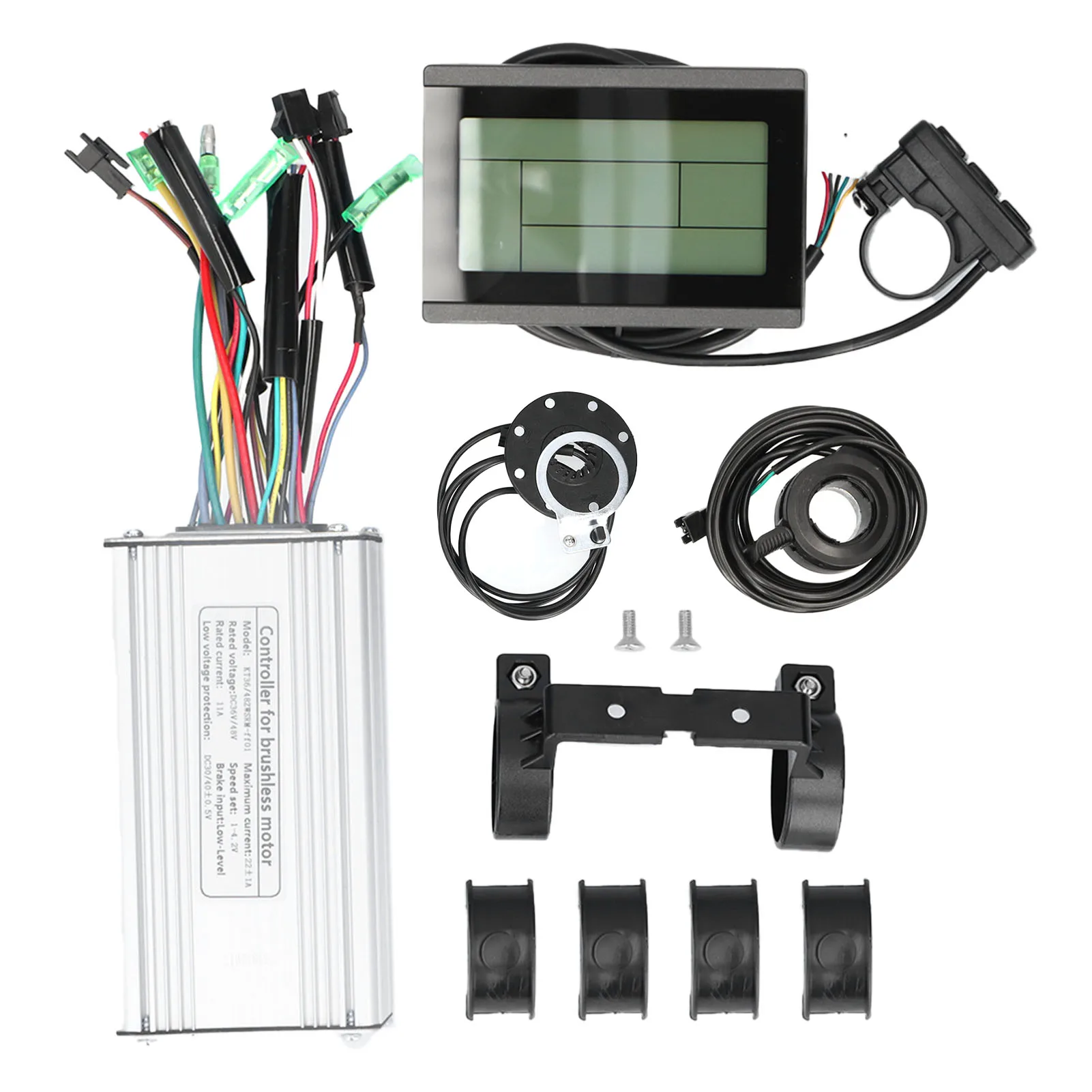 Electric Bicycle Controller Conversion Kit With KT-LCD3 Display Aluminum Alloy Motor Speed Controller For 36V/48V 500W Motor
