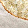 152/180cm Round Table Cloth Waterproof Oil-proof PVC Printed Tablecloth Home Coffee Table Decor Table Cloths Table Cover 2