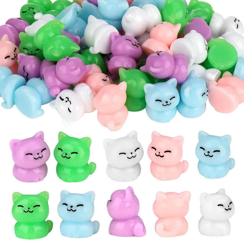 8 Gattini In Resina – Miniature Realistiche, Decorative E Resistenti, Perfette Come Regalo