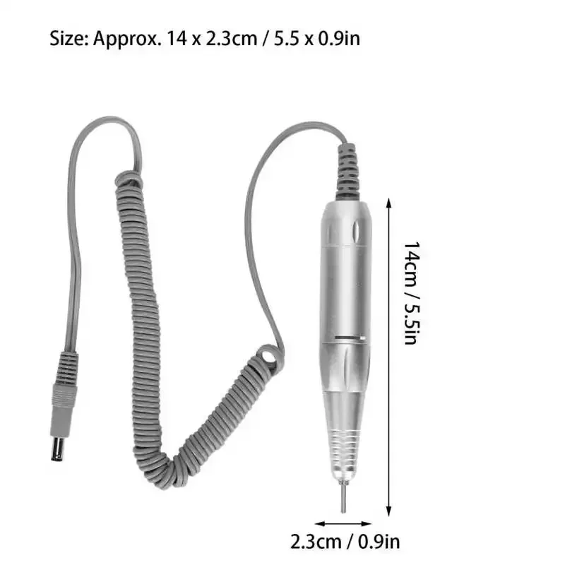 IBELIEVE Nail Drill Handpiece 35kRPM Electric Brushless Nail Drill Machine Manicure Pedicure Tool  Nail Art Equipment Accessory 2