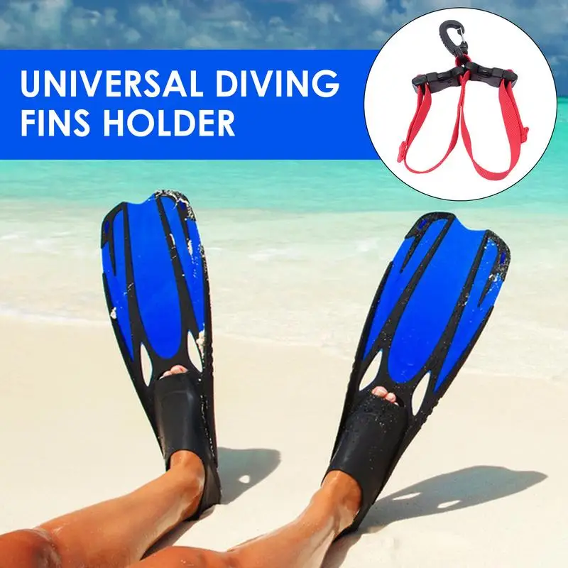 Scuba Diving Fin Straps Quick Release Strap Buckle For Diving Flippers Quick Release Design Diving Flippers Keeper For Most 2