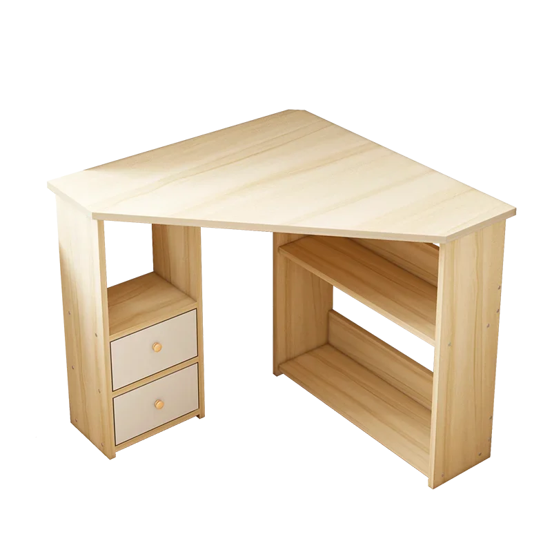 computer desk, bedroom corner desk, student study desk, balcony wall corner small table