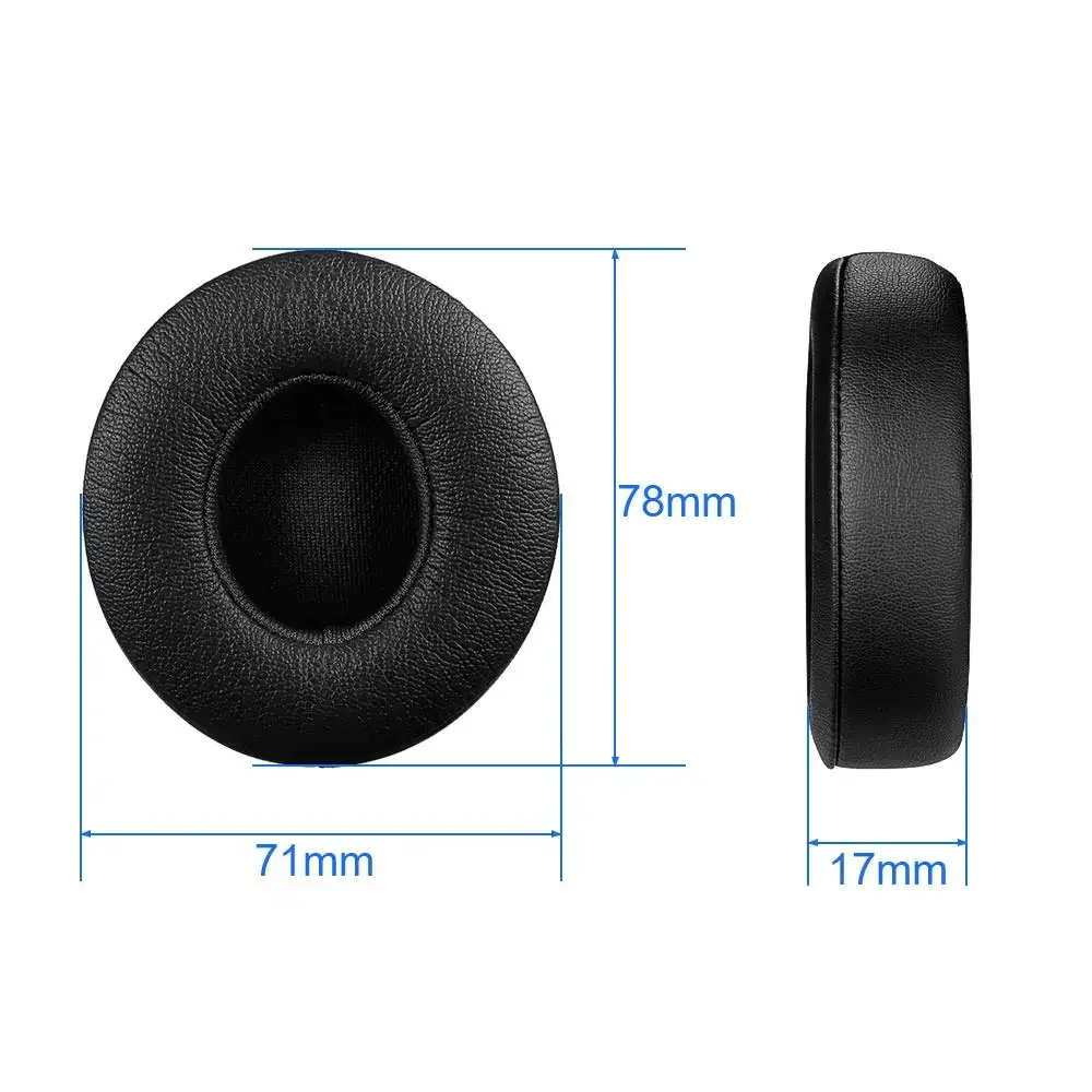 Replacement Earpads Ear Pads Cushions Muffs Covers Repair Parts For Beats By Dr.Dre Solo 4 4.0 Wireless Headphones
