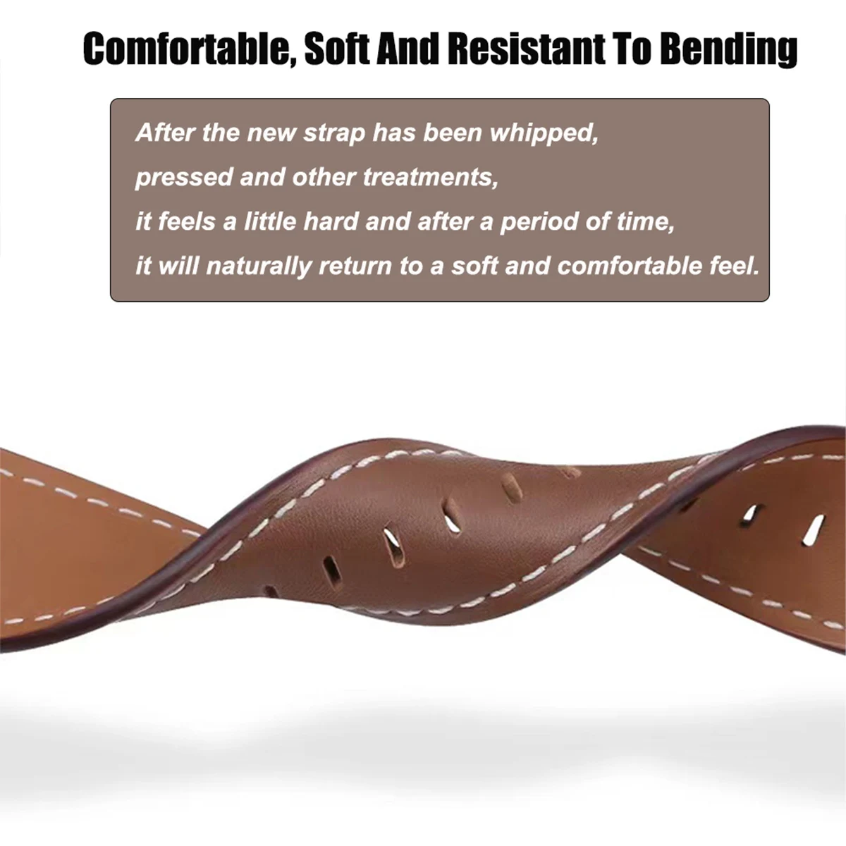 Premium Leather Watch Strap Replacement Bracelet