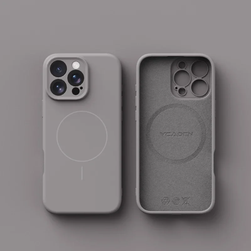 Premium Liquid Soft Silicone Magnetic Case with MagSafe Wireless Charging Compatibility