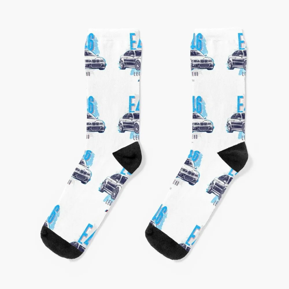 

E46 tuning Socks valentine gift ideas anime happy Socks For Men Women's