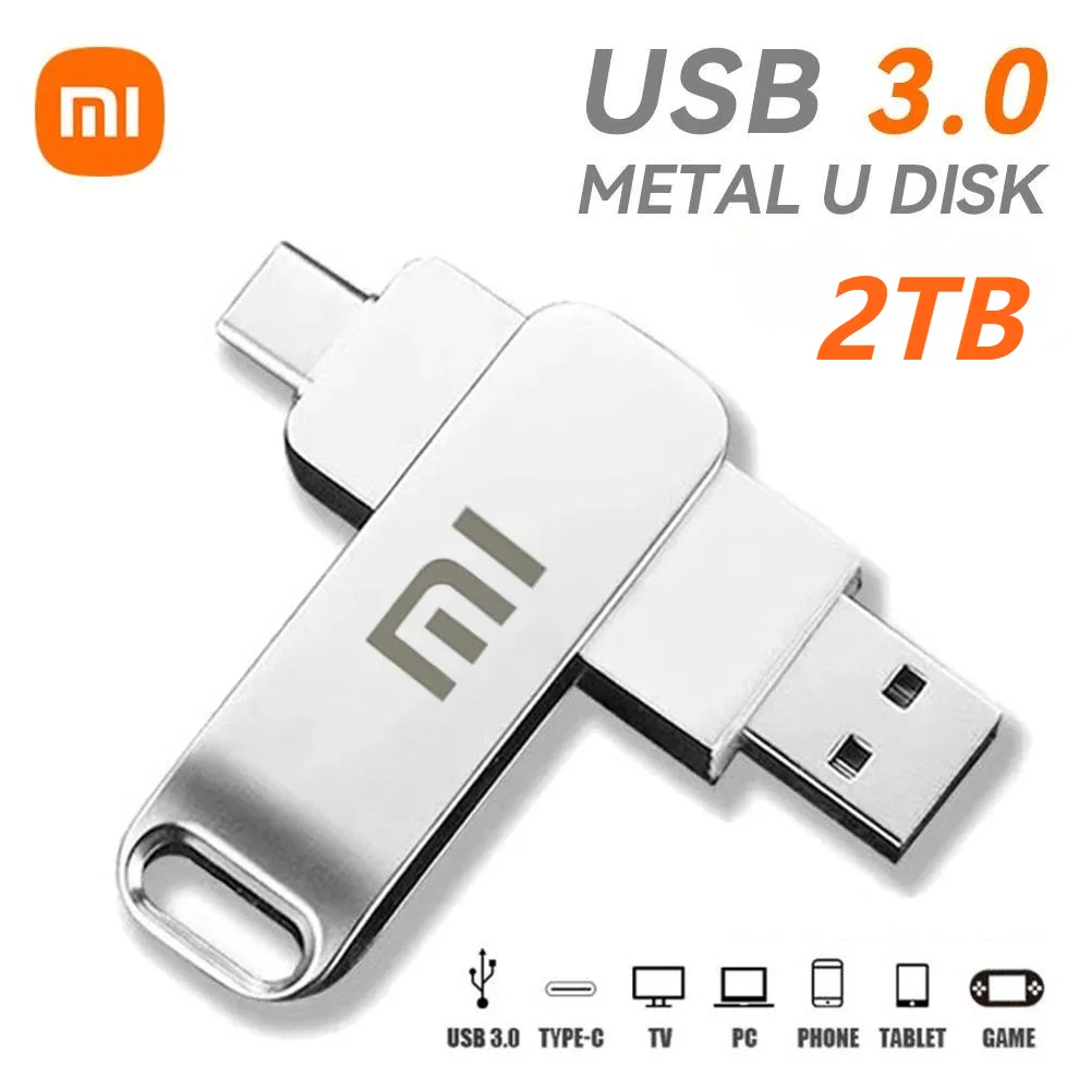 Xiaomi Mini 2Tb 3.0 Metal Usb Flash Drive 1Tb Pen Drive Memory Stick Ad Alta Velocità 512Gb U Disk Pendrive Usb 3.0 Memory